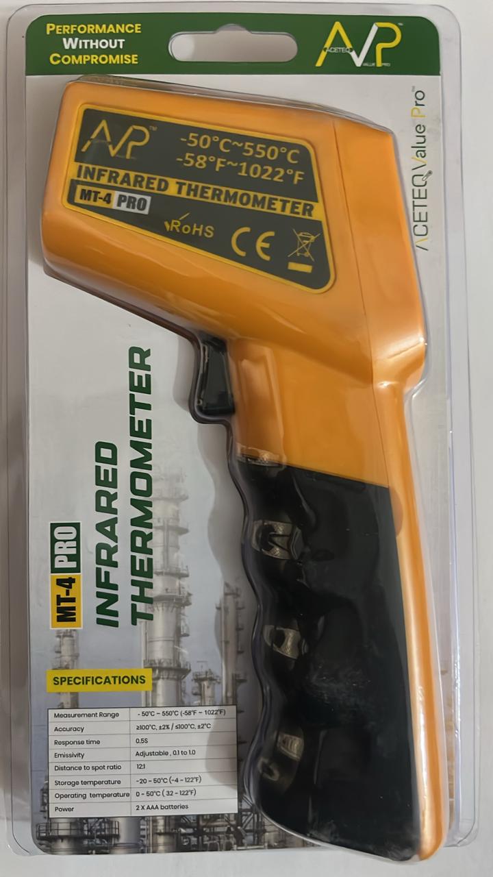 Industrial Infrared Thermometer MT-4 Non-Contact Digital Laser Infrared Thermometer