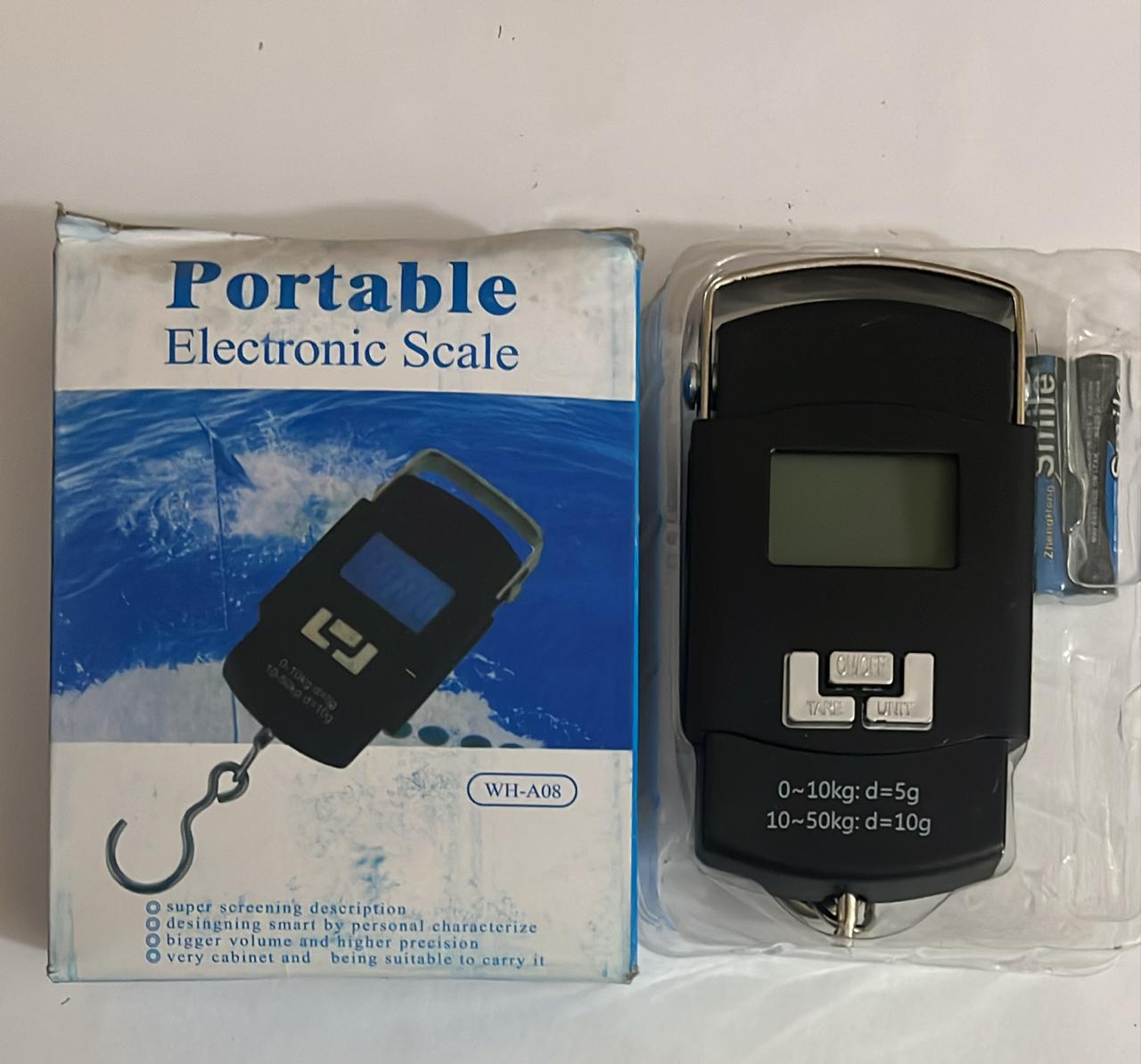 Weight Machine For Luggage Weighing Scale, Portable, 50 KG, Stainless Steel Hook, Digital LED Display